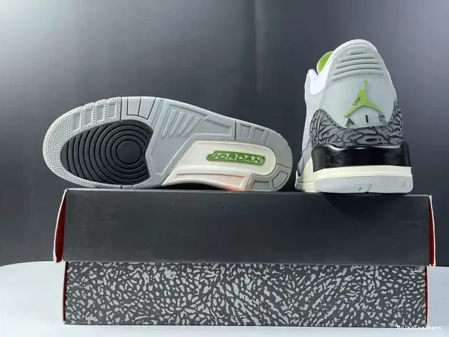 MaikeSneakers Chlorophyll 136064-006 Air 3 Jordan Retro 0425